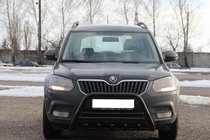 Skoda Yeti 2009-2017 Frontbügel WT003 Schwarz Edelstahl Foto 3