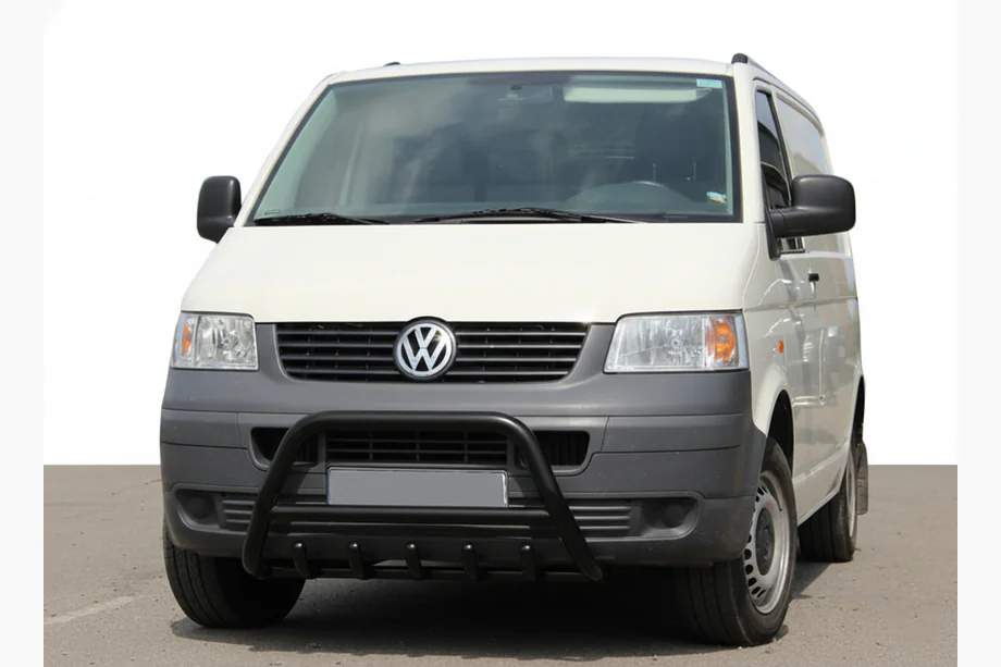Volkswagen T5 Transporter 2003-2010 Frontschutzbügel WT003 Schwarz (Edelstahl) Image