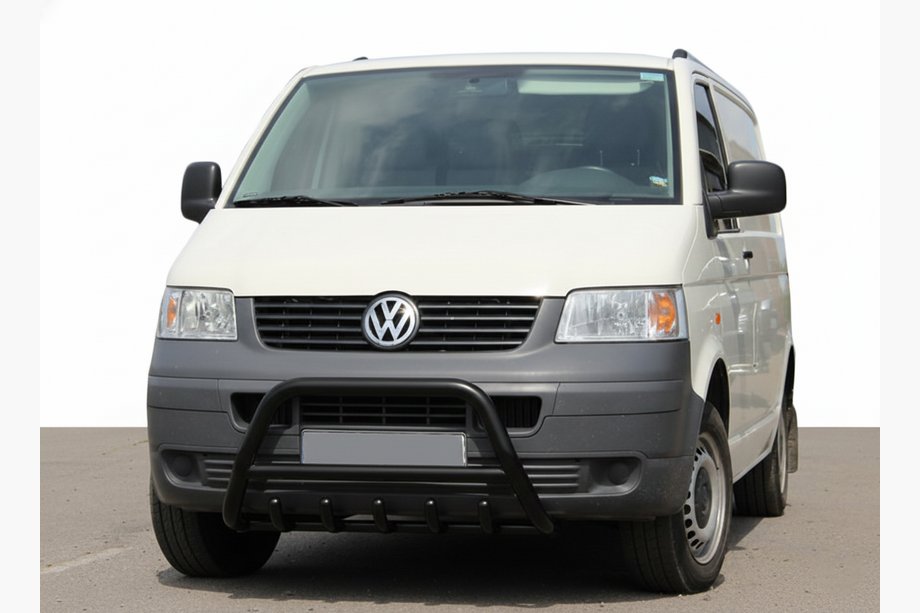 Volkswagen T5 Caravelle 2004-2010 Frontschutzbügel WT003 Schwarz (Edelstahl) Image
