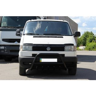 Frontschutzbügel WT003 Schwarz (Edelstahl) Volkswagen T4 Transporter 1990-2003 Foto 2