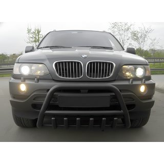 Frontbügel WT003 Schwarz Edelstahl BMW X5 E53 1999–2006 Foto 2
