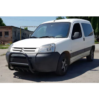 Frontbügel WT003 Schwarz Edelstahl Citroen Berlingo 1996-2008 Foto 3