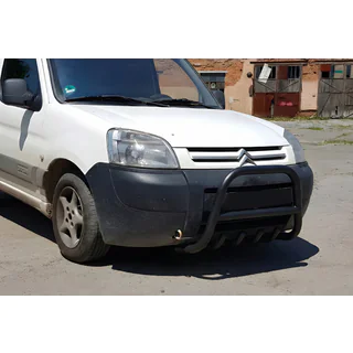 Frontbügel WT003 Schwarz Edelstahl Citroen Berlingo 1996-2008 Foto 4