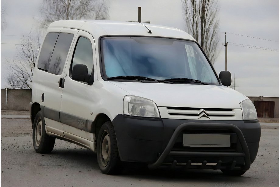 Citroen Berlingo 1996-2008 Frontbügel WT003 Schwarz Edelstahl Image