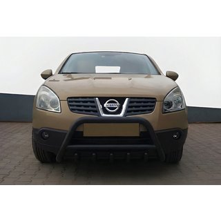 Frontbügel WT003 Schwarz Edelstahl Nissan Qashqai 2007-2010 Foto 1