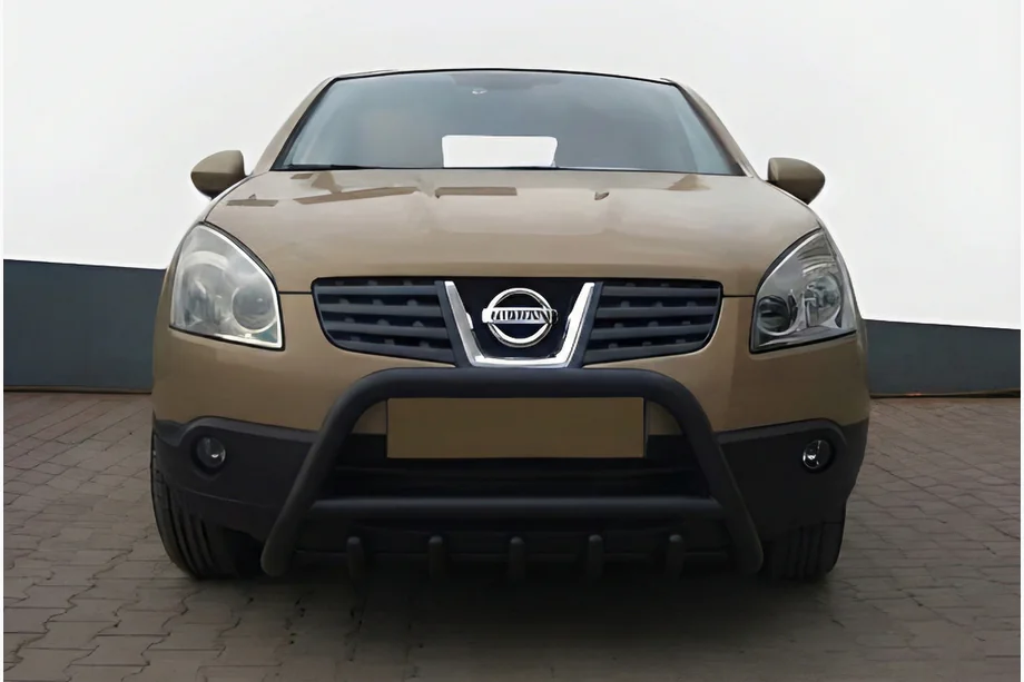 Nissan Qashqai 2010-2014 Frontbügel WT003 Schwarz Edelstahl Foto 1