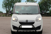 Opel Combo 2012-2018 Frontbügel WT003 Schwarz Edelstahl Foto 4