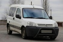Peugeot Partner 1996-2008 Frontbügel WT003 Schwarz Edelstahl Foto 5