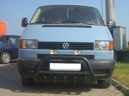 Volkswagen T4 Caravelle/Multivan 1990–2003 Frontbügel WT003 Schwarz Edelstahl Foto 1