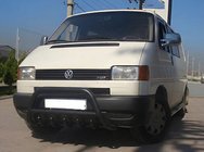 Volkswagen T4 Caravelle/Multivan 1990–2003 Frontbügel WT003 Schwarz Edelstahl Foto 2