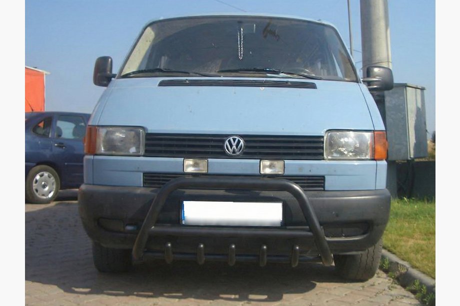 Volkswagen T4 Caravelle/Multivan 1990–2003 Frontbügel WT003 Schwarz Edelstahl Image