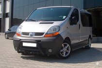 Opel Vivaro 2001–2015 Frontschutzbügel WT003 Schwarz (Edelstahl) Foto 3