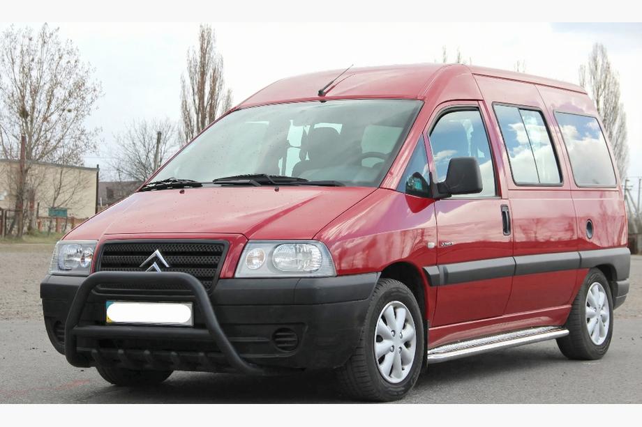 Citroen Jumpy 1996-2007 Frontbügel WT003 Schwarz Edelstahl Image