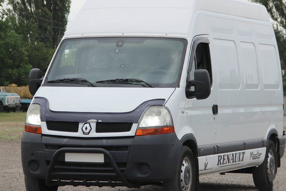 Renault Master 1998-2010 Frontbügel WT003 Schwarz (Edelstahl) Image