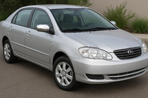 Toyota Corolla 2002-2007 Spiegelabdeckungen 2002-2005 (2 Stk, Kunststoff) Foto 1