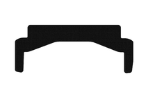 Mercedes SLK R172 2011-2016 Gummimatte für Kofferraum Carsuit (oben, Roadster, schwarz) Foto 1