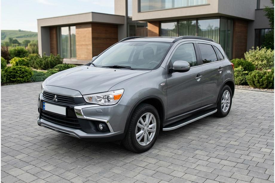 Mitsubishi ASX 2010-2023 Seitenschweller Tayga Grey (2 Stk., Aluminium) Image