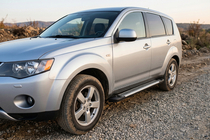 Mitsubishi Outlander 2006-2012 Seitenschweller Line (2 Stk., Aluminium) Foto 1
