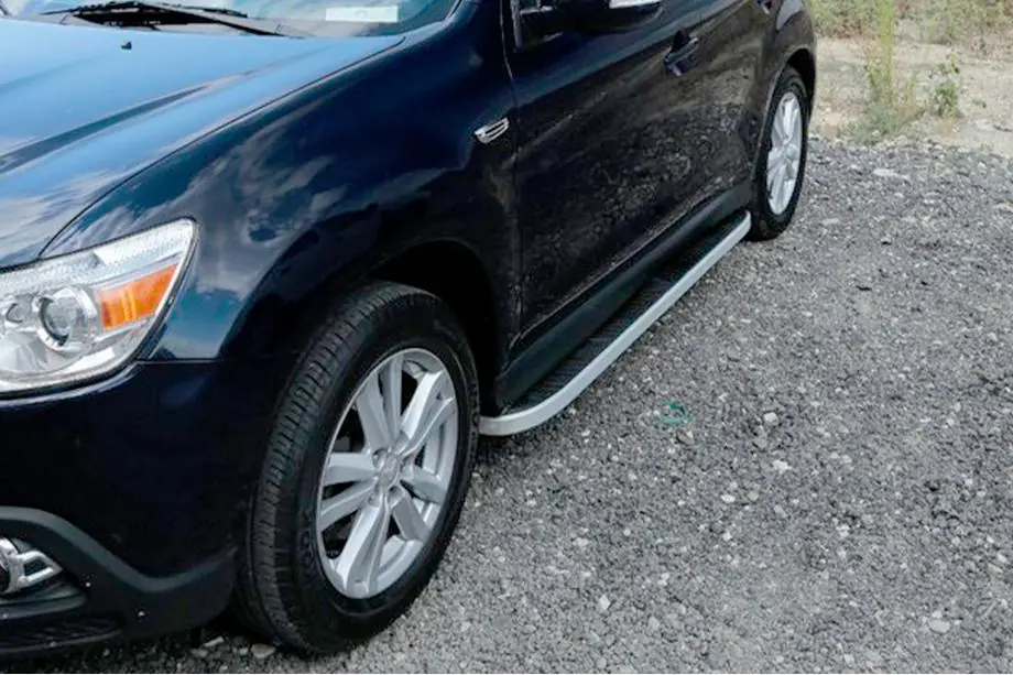 Mitsubishi Outlander 2006-2012 Seitenschweller Tayga Grey (2 Stk., Aluminium) Foto 5