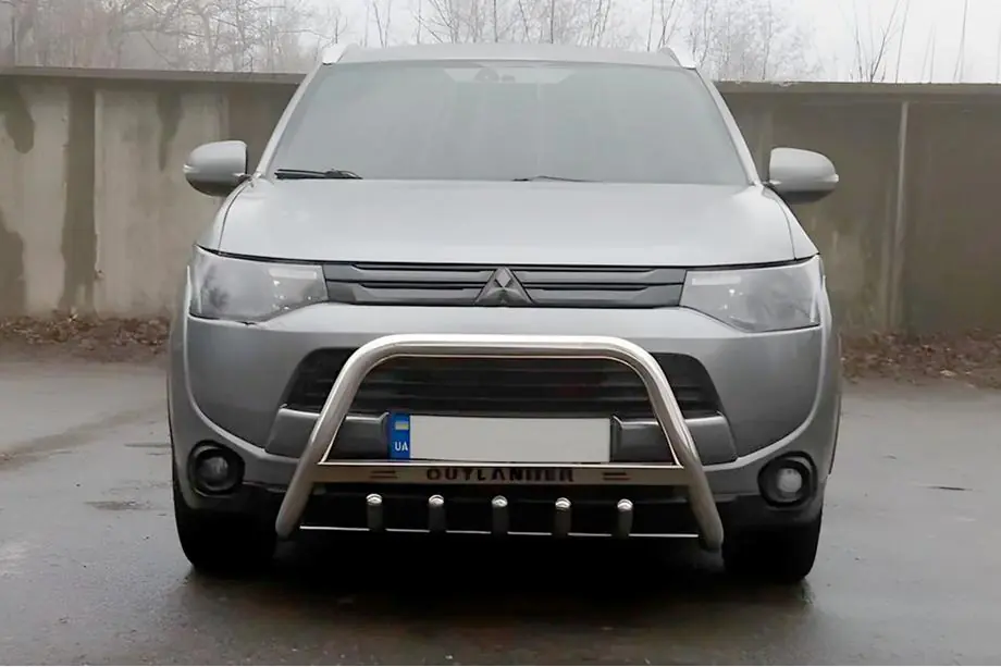 Mitsubishi Outlander 2012-2021 Frontbügel WT004 (Edelstahl) Foto 3