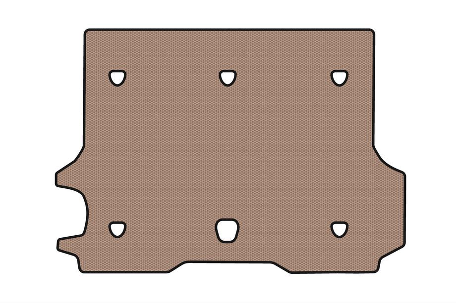 Chevrolet Trailblazer 2002-2012 Gummimatte für Kofferraum Carsuit (Beige) Foto 1