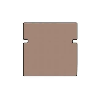Gummimatte für Kofferraum Carsuit (Lang, 5-Sitzer, Beige) Foto 1
