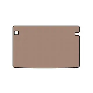 Gummimatte für Kofferraum Carsuit (Kurz, 5-Sitzer, Beige) Foto 1