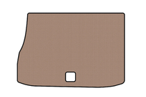 Citroen DS-5 2011-2015 Gummimatte für Kofferraum Carsuit (HB, Hybrid/Automatik, beige) Foto 1