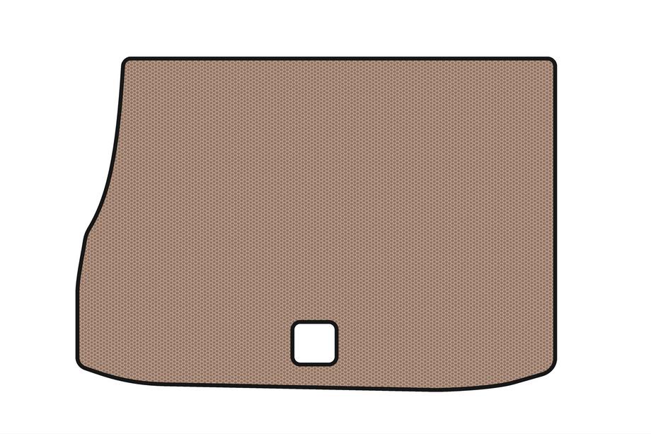 Citroen DS-5 2011-2015 Gummimatte für Kofferraum Carsuit (HB, Hybrid/Automatik, beige) Image