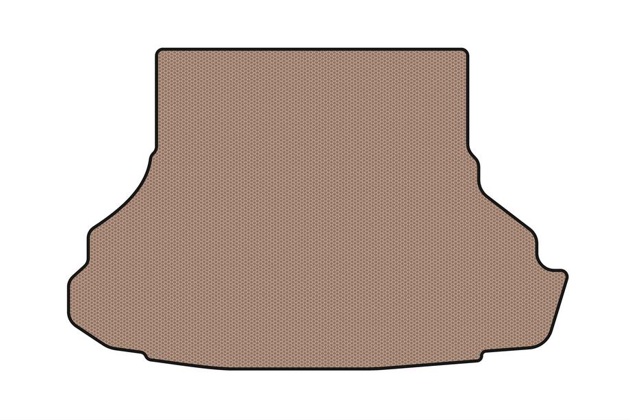 Ford Mustang 2015-2023 Gummimatte für Kofferraum Carsuit (Coupé, beige) Foto 1