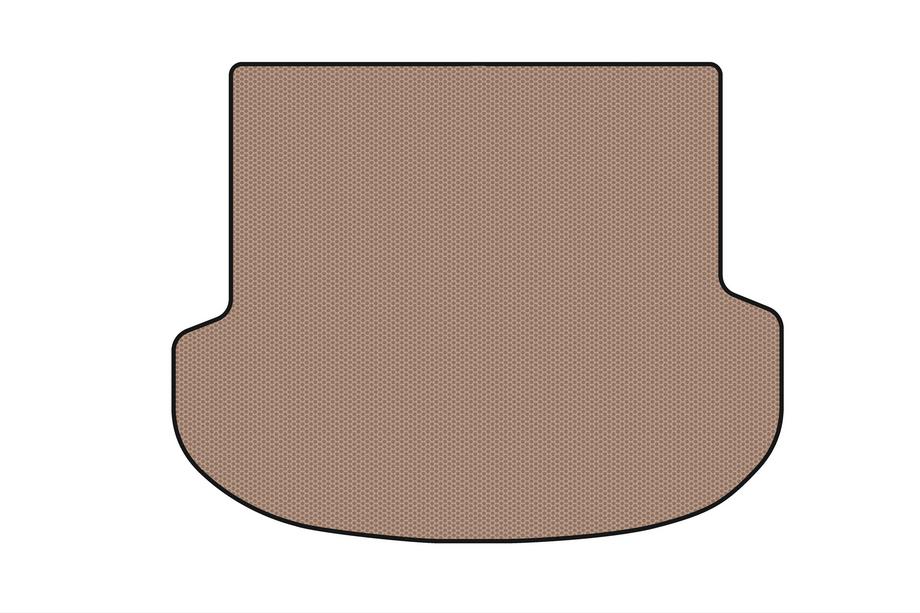 Hyundai Santa Fe 4 2018-2023 Gummimatte für Kofferraum Carsuit (2020-2023, beige) Image