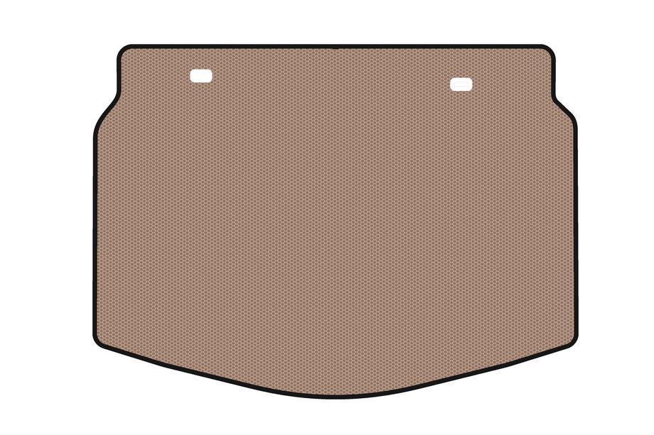 Hyundai Veloster 2018-2022 Gummimatte für Kofferraum Carsuit (Coupé, beige) Image