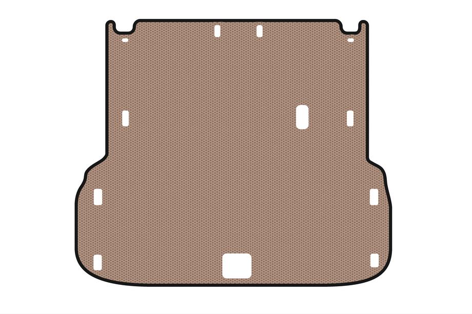 Infiniti QX60 2016-2021 Gummimatte für Kofferraum Carsuit (bis 2. Reihe, beige) Image