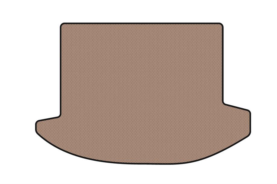 Kia Carens 1999-2012 Gummimatte für Kofferraum Carsuit (2006-2012, 2 Reihen, 7-Sitzer, beige) Image