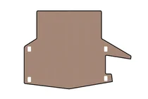 Lexus IS 2005-2013 Gummimatte für Kofferraum Carsuit (SD, Kein Allrad, Beige) Foto 1