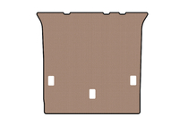 Mercedes G class W463 1990-2018 Gummimatte für Kofferraum Carsuit (2012-2015, 5-türig, beige) Foto 1