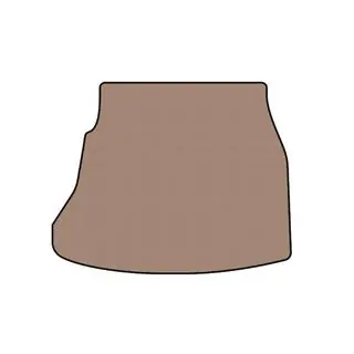 Gummimatte für Kofferraum Carsuit (HB, beige)