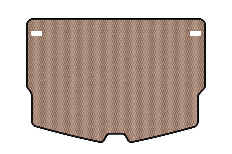 Nissan Note 2012-2020 Gummimatte für Kofferraum Carsuit (HB, beige) Image