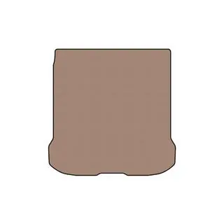 Gummimatte für Kofferraum Carsuit (mit 2. Sitzreihe, 7-Sitzer, beige)