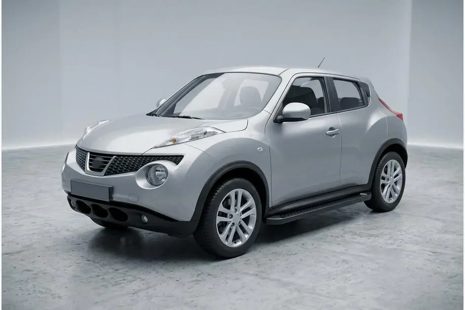 Nissan Juke 2010-2019 Trittbretter Allmond Black (2 Stk., Aluminium) Image