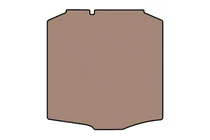 Skoda Fabia 2007-2014 Gummimatte für Kofferraum Carsuit (2010-2014, SW, beige) Foto 1