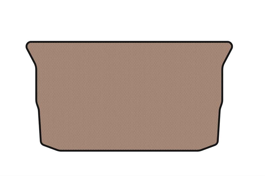Smart 2014- Gummimatte für Kofferraum Carsuit (Schrägheck, 5-türig, beige) Image