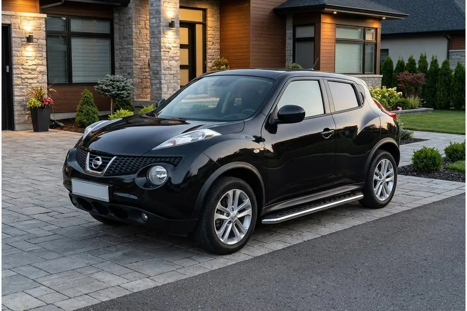 Nissan Juke 2010-2019 Trittbretter Maydos V1 (2 Stk., Aluminium & Edelstahl) Image
