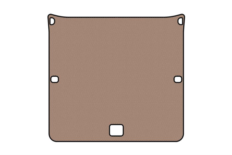 Audi 100 C4 1990-1994 Gummimatte für Kofferraum Carsuit V-1 (Avant, beige) Foto 1
