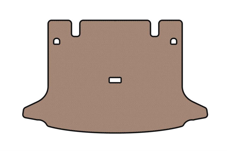 Dacia Logan I 2005-2008 Gummimatte für Kofferraum Carsuit (SW, 7-Sitzer, beige) Image