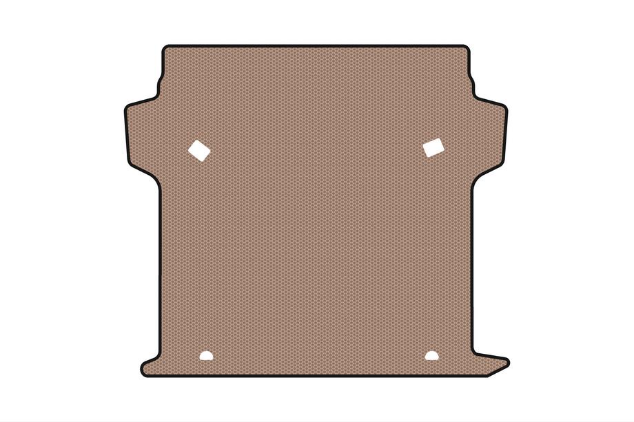 Fiat Doblo II 2010-2022 Gummimatte für Kofferraum Carsuit (Beige) Foto 1