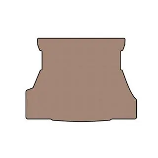 Gummimatte für Kofferraum Carsuit (2000-2003, LB, beige) Foto 1
