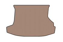 Nissan X-trail T30 2002-2007 Gummimatte für Kofferraum Carsuit (Beige) Foto 1