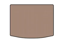 Seat Leon 2013-2020 Gummimatte für Kofferraum Carsuit (Schrägheck, 5-türig, beige) Foto 1