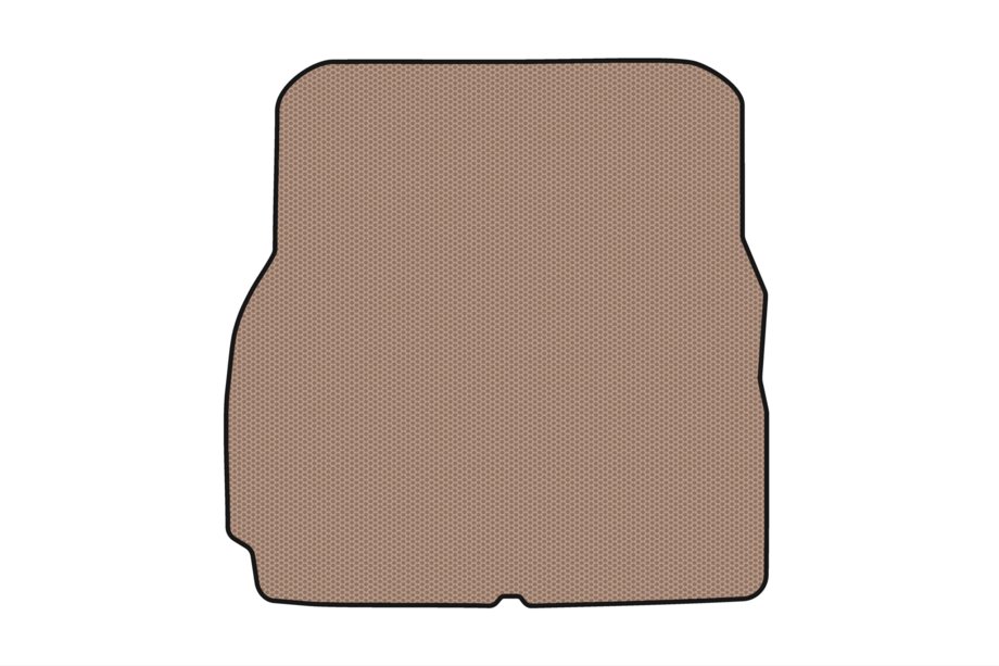 Tesla Model X 2015- Gummimatte für Kofferraum Carsuit (7-Sitzer, USA, beige) Image